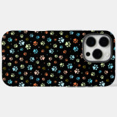 Naadloos Kleurige Kleine Hond Pootjes Case-Mate iPhone Case (Achterkant (horizontaal))