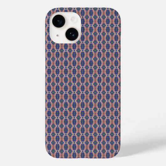 Naadloos kleurloos patroon Case-Mate iPhone case (Achterkant)