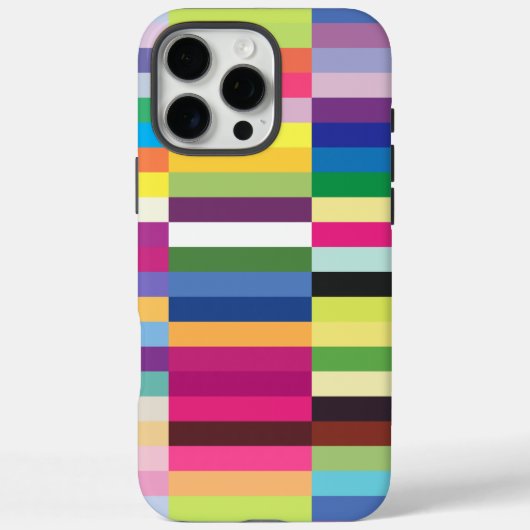Naadloos kleurloos strips Case-Mate iPhone case (Achterkant)