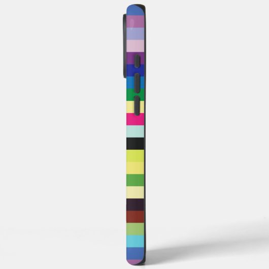 Naadloos kleurloos strips Case-Mate iPhone case (Achterkant / Links)