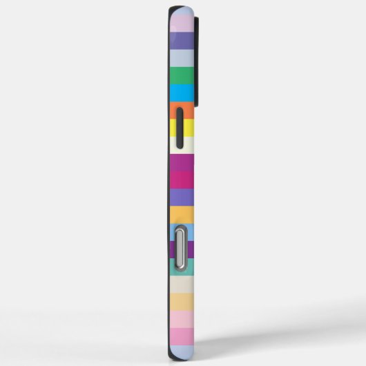 Naadloos kleurloos strips Case-Mate iPhone case (Achterkant / Rechts)