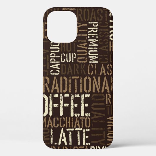 Naadloos koffieervaringspatroon Case-Mate iPhone case (Achterkant)