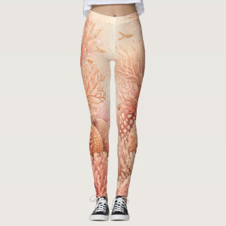Naadloos Koraalrifmystiek Leggings