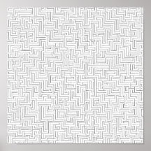 Naadloos kosmisch patroon: Labyrintische laserroos
