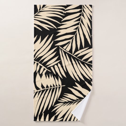 Naadloos leder van de palm in badhanddoek (Badhanddoek)