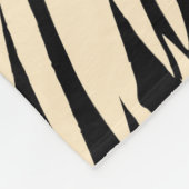 Naadloos leder van de palm in fleece deken (Hoek)