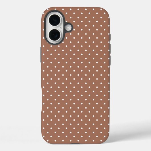 Naadloos lichtbruin stippenpatroon Case-Mate iPhone case (Achterkant)