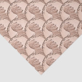 Naadloos Lincoln Penny-patroon – Koperen munten Tissuepapier (Detail)