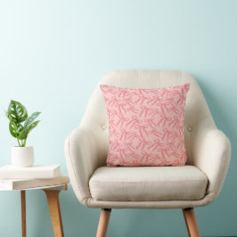 Naadloos lintpatroon in charm en theeroos roze kussen