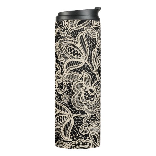 Naadloos looppatroon thermosbeker (Gedraaid links)