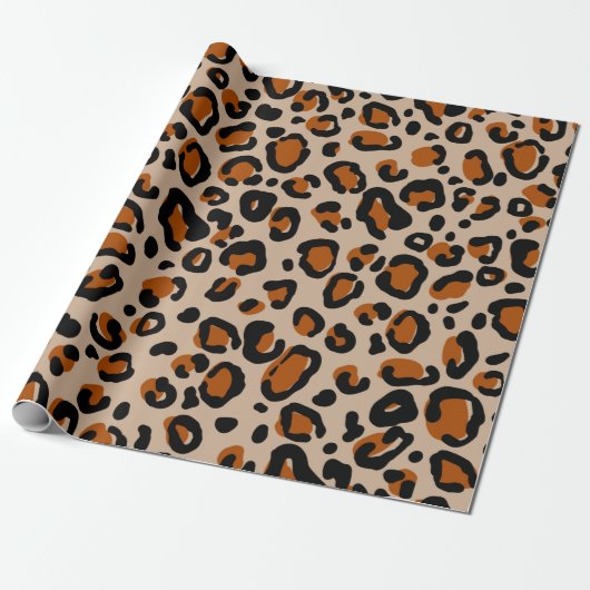 Naadloos looppelpels cadeaupapier (Uitgerold)