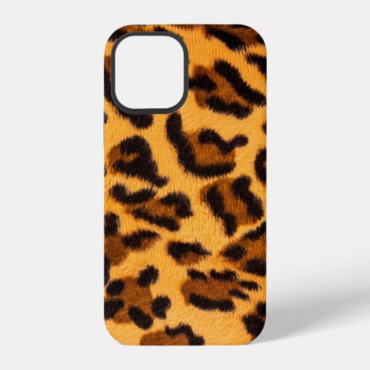 Naadloos luipaardbontpatroon iPhone hoesje (Achterkant)
