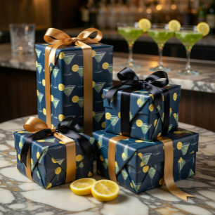 Naadloos Margarita Cocktailpatroon Cadeaupapier