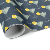 Naadloos Margarita-cocktailpatroon Cadeaupapier (Rol Hoek)