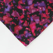 Naadloos marmer graniet abstract modern patroon t fleece deken (Hoek)