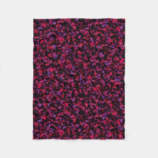 Naadloos marmer graniet abstract modern patroon t fleece deken (Voorkant)