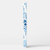 Naadloos marokkaans patroon. tegel. Blauw Case-Mate iPhone Case (Achterkant / Rechts)