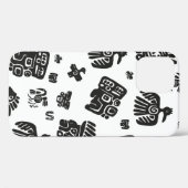 Naadloos  maya patroon. Zwart-witte eth Case-Mate iPhone Case (Achterkant (horizontaal))