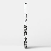 Naadloos  maya patroon. Zwart-witte eth Case-Mate iPhone Case (Achterkant / Links)