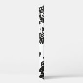 Naadloos  maya patroon. Zwart-witte eth Case-Mate iPhone Case (Achterkant / Rechts)