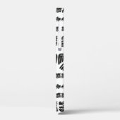 Naadloos  maya patroon. Zwart-witte eth Case-Mate iPhone Case (Achterkant / Links)