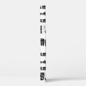 Naadloos  maya patroon. Zwart-witte eth Case-Mate iPhone Case (Achterkant / Rechts)