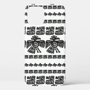 Naadloos maya patroon. Zwart-witte eth Case-Mate iPhone Case