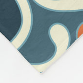 Naadloos medallion multi-kleurenpatroon fleece deken (Hoek)
