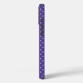 Naadloos medium paarse stippenpatroon Case-Mate iPhone case (Achterkant / Links)