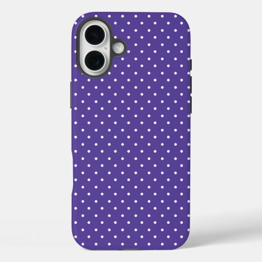 Naadloos medium paarse stippenpatroon Case-Mate iPhone case (Achterkant)