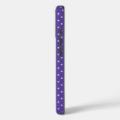 Naadloos medium paarse stippenpatroon Case-Mate iPhone case (Achterkant / Links)