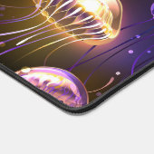 Naadloos met gloeiende kwal bureaumat (Hoek)