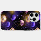 Naadloos met gloeiende kwal Case-Mate iPhone case (Achterkant (horizontaal))