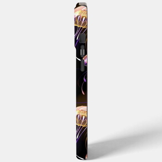 Naadloos met gloeiende kwal Case-Mate iPhone case (Achterkant / Links)