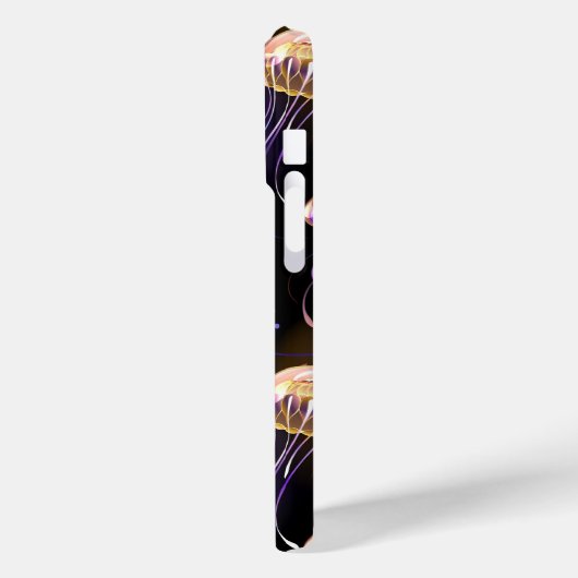 Naadloos met gloeiende kwallen Case-Mate iPhone case (Achterkant / Links)