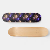 Naadloos met gloeiende kwallen persoonlijk skateboard (Horizontaal)