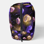 Naadloos met gloeiende kwallen toilettasje (Rechts)