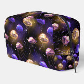 Naadloos met gloeiende kwallen toilettasje (Rechterhoek)