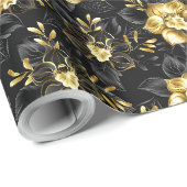 Naadloos met sieraden orchideeën cadeaupapier (Rol Hoek)
