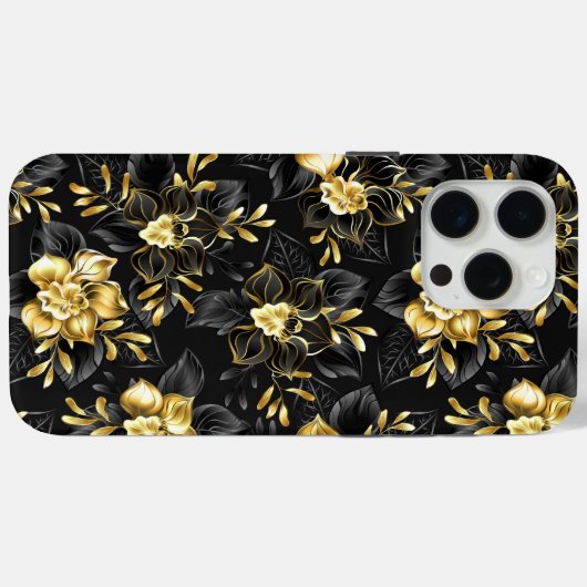 Naadloos met sieraden orchideeën Case-Mate iPhone case (Achterkant (horizontaal))