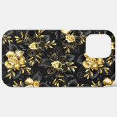 Naadloos met sieraden orchideeën Case-Mate iPhone case (Achterkant (horizontaal))