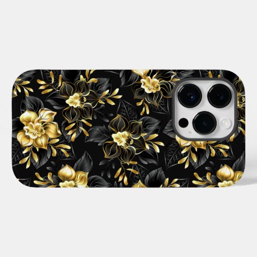 Naadloos met sieraden orchideeën Case-Mate iPhone case (Achterkant (horizontaal))