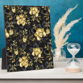 Naadloos met sieraden orchideeën fotoplaat (Zijkant)
