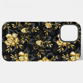 Naadloos met sieraden orchideeën iPhone hoesje (Achterkant horizontaal)