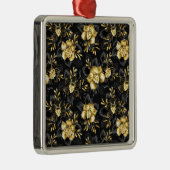 Naadloos met sieraden orchideeën metalen ornament (Rechts)