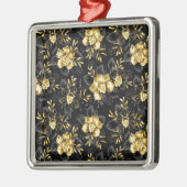 Naadloos met sieraden orchideeën metalen ornament (Links)