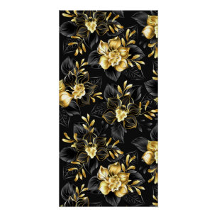 Naadloos met sieraden orchideeën perfect poster