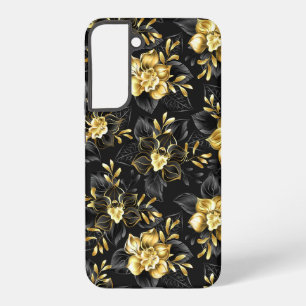 Naadloos met sieraden orchideeën samsung galaxy hoesje