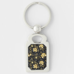 Naadloos met sieraden orchideeën sleutelhanger