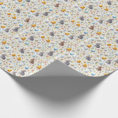 Naadloos Micro Ditsy Patroon - Klein Pasen Element Cadeaupapier (Hoek)